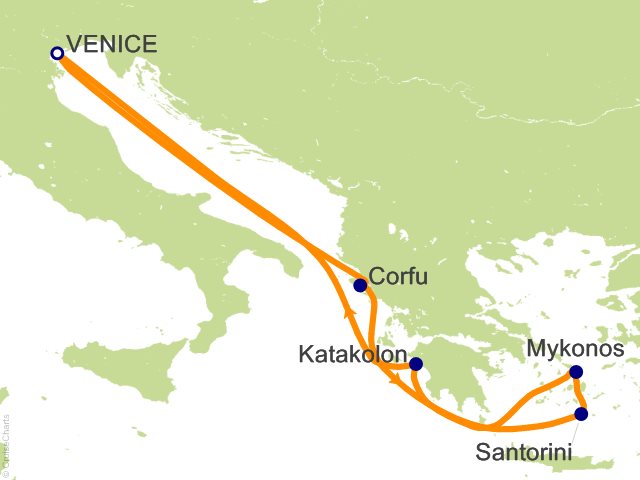 7 Night Greek Isles from Venice Cruise from Venice