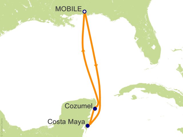 5 Night Western Caribbean from Mobile Cruise from Mobile