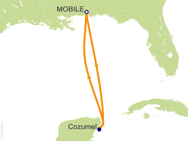 4 Night Western Caribbean from Mobile Cruise from Mobile