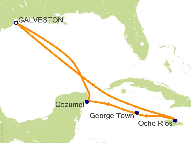 7 Night Western Caribbean Cruise from Galveston