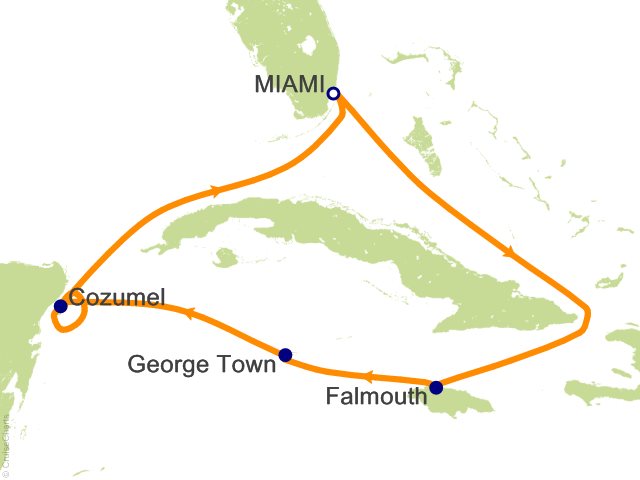 6 Night Western Caribbean Cruise from Miami