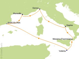 MSC Cruises Mediterranean Cruise, 7 Nights From Barcelona, MSC World ...