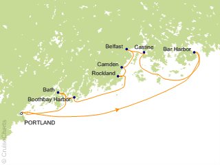 7 Night Maine Coast and Harbors Cruise from Portland