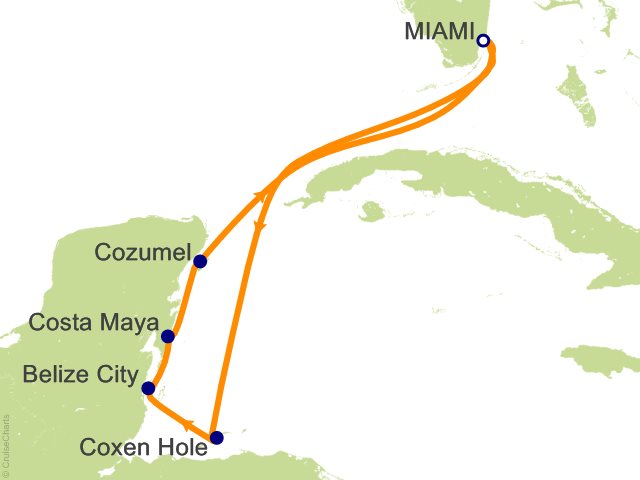 7 Night Western Caribbean from Miami Cruise from Miami