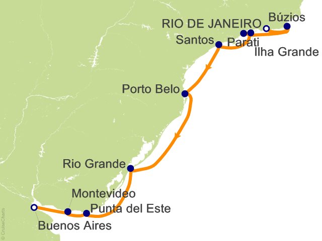 12 Night Radiant Reflections Cruise from Rio de Janeiro
