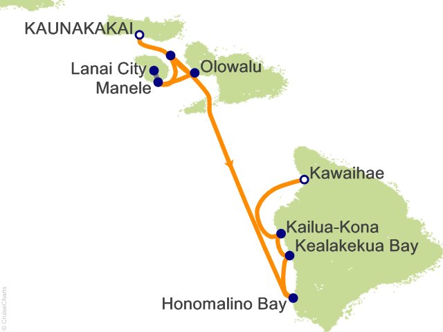 7 Night Hawaiian Seascapes Cruise from Kaunakakai