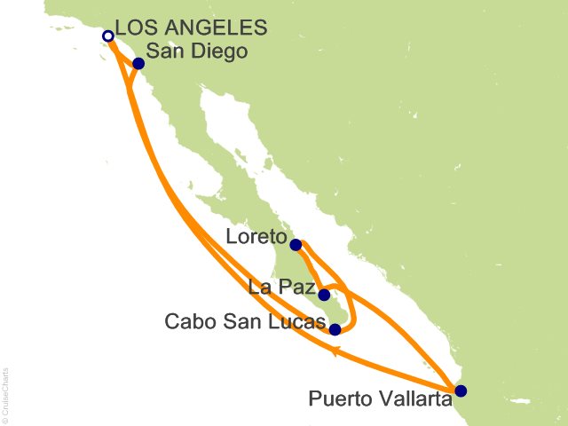 10 Night Baja Peninsula and Sea of Cortez Cruise from Los Angeles