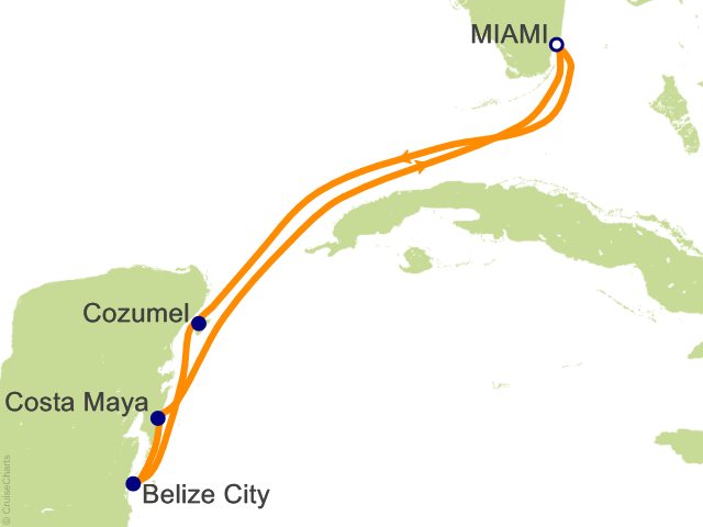 6 Night Western Caribbean from Miami Cruise from Miami