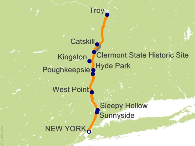 7 Night Hudson River Cruise from New York