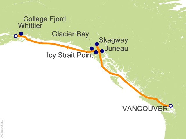 Princess Alaska Cruises Cruise 7 Nights From Vancouver Coral Princess September 8 2021 Alaskacruises Com