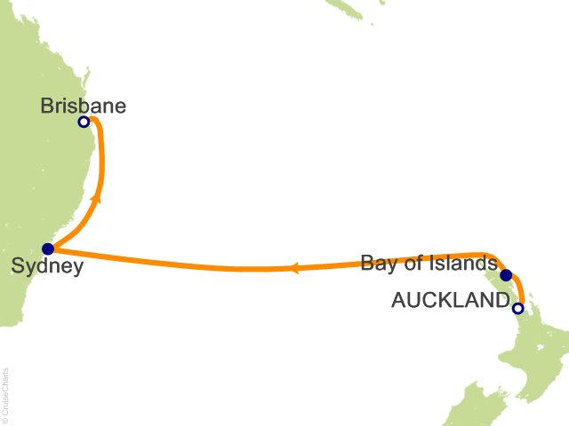 7 Night Auckland to Brisbane Cruise from Auckland