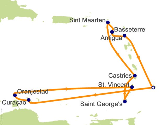 14 Night Caribbean Cruise from Bridgetown