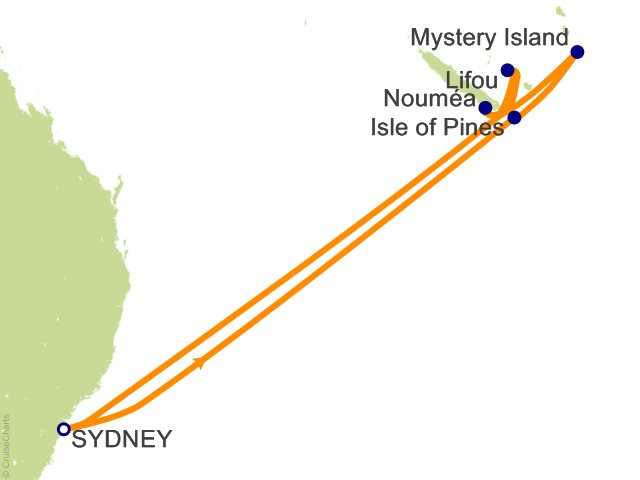 9 Night South Pacific Cruise from Sydney