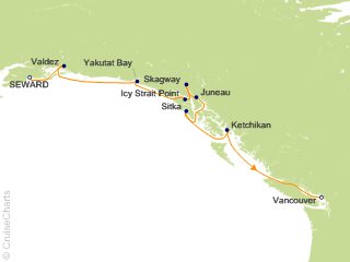 10 Night Alaska and the Inside Passage Cruise from Anchorage