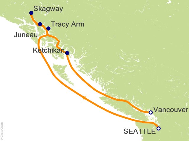 7 Night Alaska from Seattle Cruise from Seattle