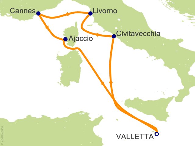 7 Night Western Mediterranean Fly Cruise