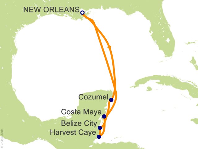 7 Night Western Caribbean from New Orleans Cruise from New Orleans