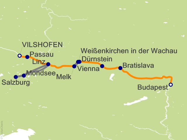 7 Night Romantic Danube Cruise