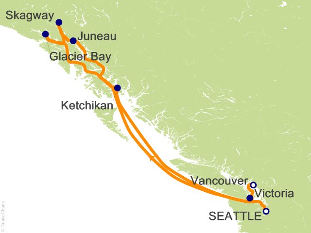cruise seattle to vancouver 1 day