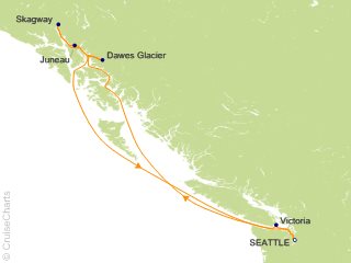7 Night Alaska Glacier Cruise from Seattle