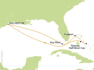 Carnival Bahamas Cruise, 8 Nights From Galveston, Carnival Freedom, February 15, 2020 ...