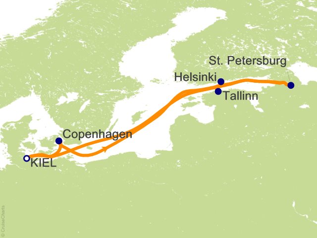 7 Night Northern Europe Cruise from Kiel