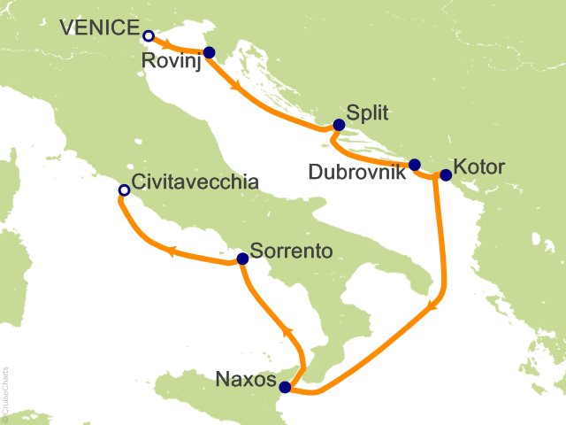 8 Night Classic Italy and Dalmatian Coast Cruise