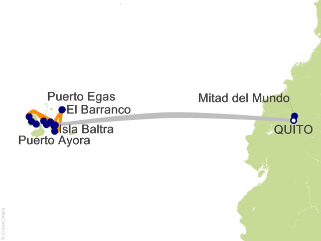 10 Night Quito and Galapagos Northern Loop Cruise and Land Tour