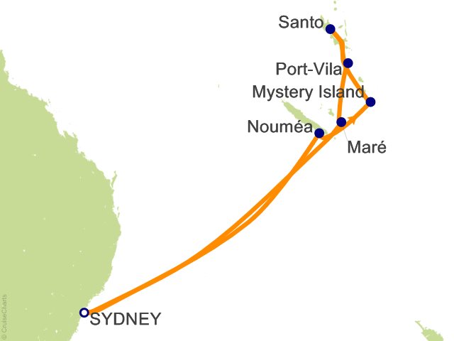 11 Night Pacific Islands Cruise from Sydney