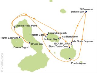 7 Night Galapagos Northern Loop Itinerary Cruise from Baltra, Galapagos