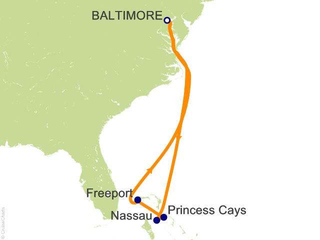 7 Night The Bahamas from Baltimore Cruise from Baltimore