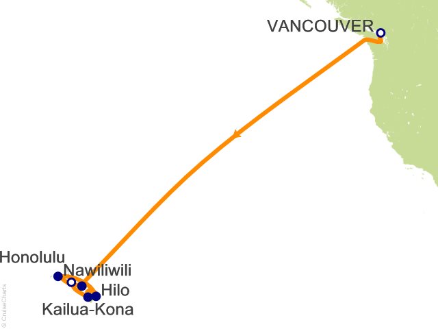 10 Night Hawaii Cruise from Vancouver