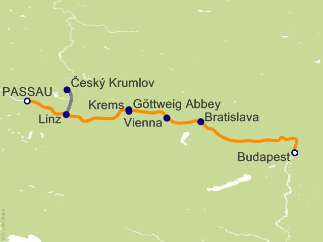 7 Night Danube Waltz Cruise from Passau