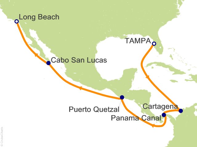 cruises from tampa to panama canal