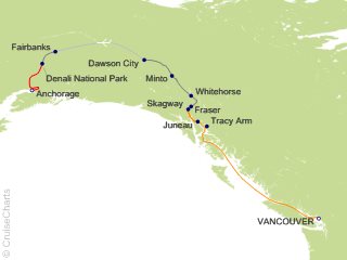 13 Night Yukon+Denali - Tour Y3C from Vancouver from Vancouver