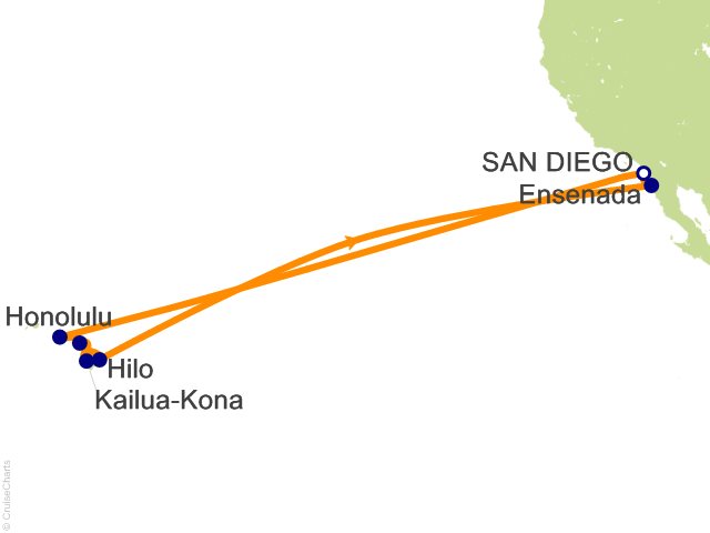 14 day hawaii cruise from san diego