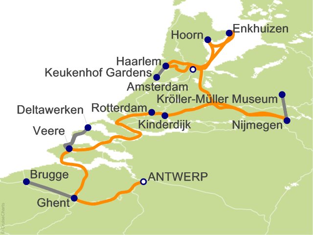 9 Night Tulips and Windmills Cruise