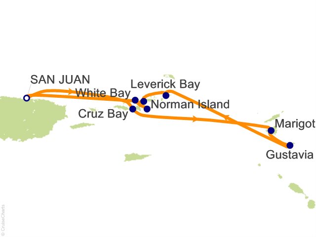 7 Night San Juan to San Juan Cruise from San Juan