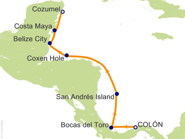 8 Night Mayan Legacies Cruise