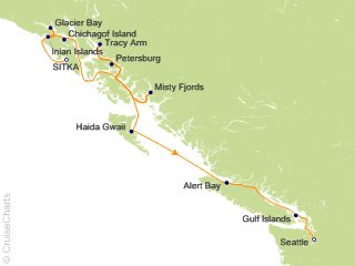 14 Night A Remarkable Journey to Alaska  British Columbia and Haida Gwaii Cruise from Sitka