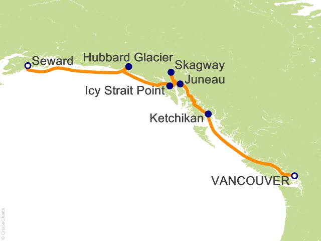 7 Night Independence Day in Alaska   Vancouver to Seward Cruise