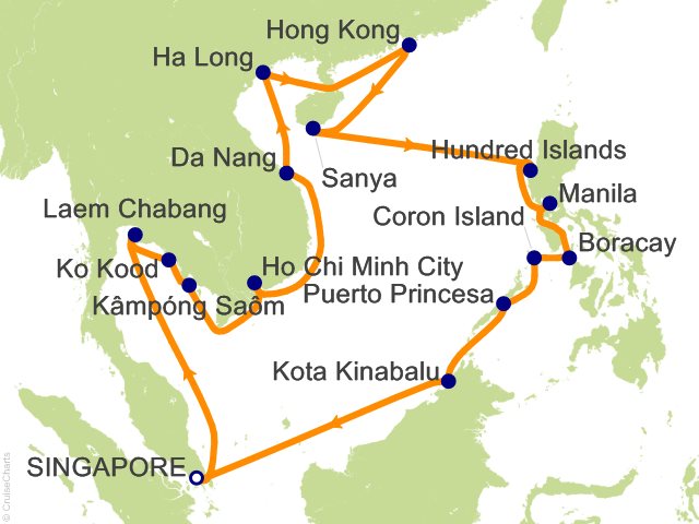 southeast asia cruise from singapore