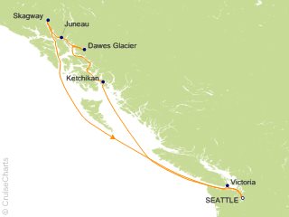7 Night Inside Passage (Roundtrip Seattle) Cruise from Seattle