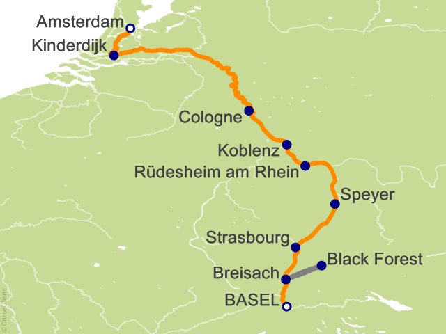 7 Night Rhine Getaway Cruise
