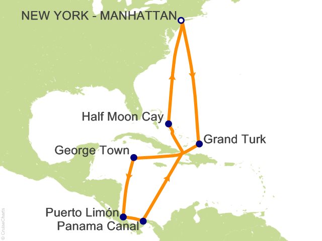 cruise new york panama canal