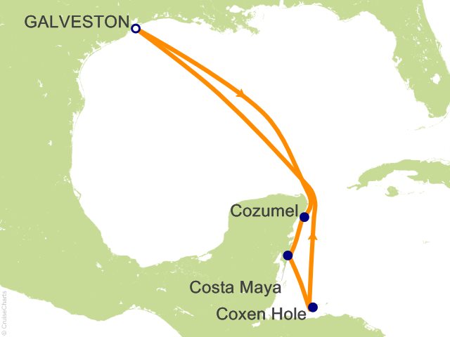 7 Night Western Caribbean Cruise from Galveston