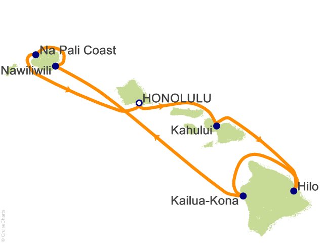 7 Night Hawaii Cruise from Honolulu