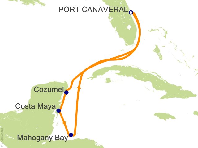 7 Night Western Caribbean from Port Canaveral (Orlando) Cruise from Port Canaveral