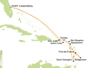 St Croix Cruise Port Map