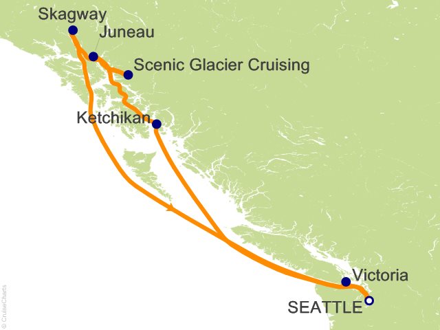 7 Night Alaska Highlights   Inside Passage from Seattle Cruise from Seattle